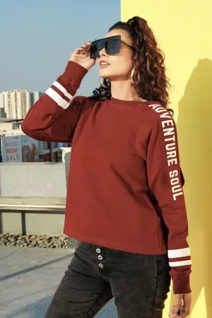 Adventure Soul Cold Shoulder Sweatshirt - W21 - WSW0016