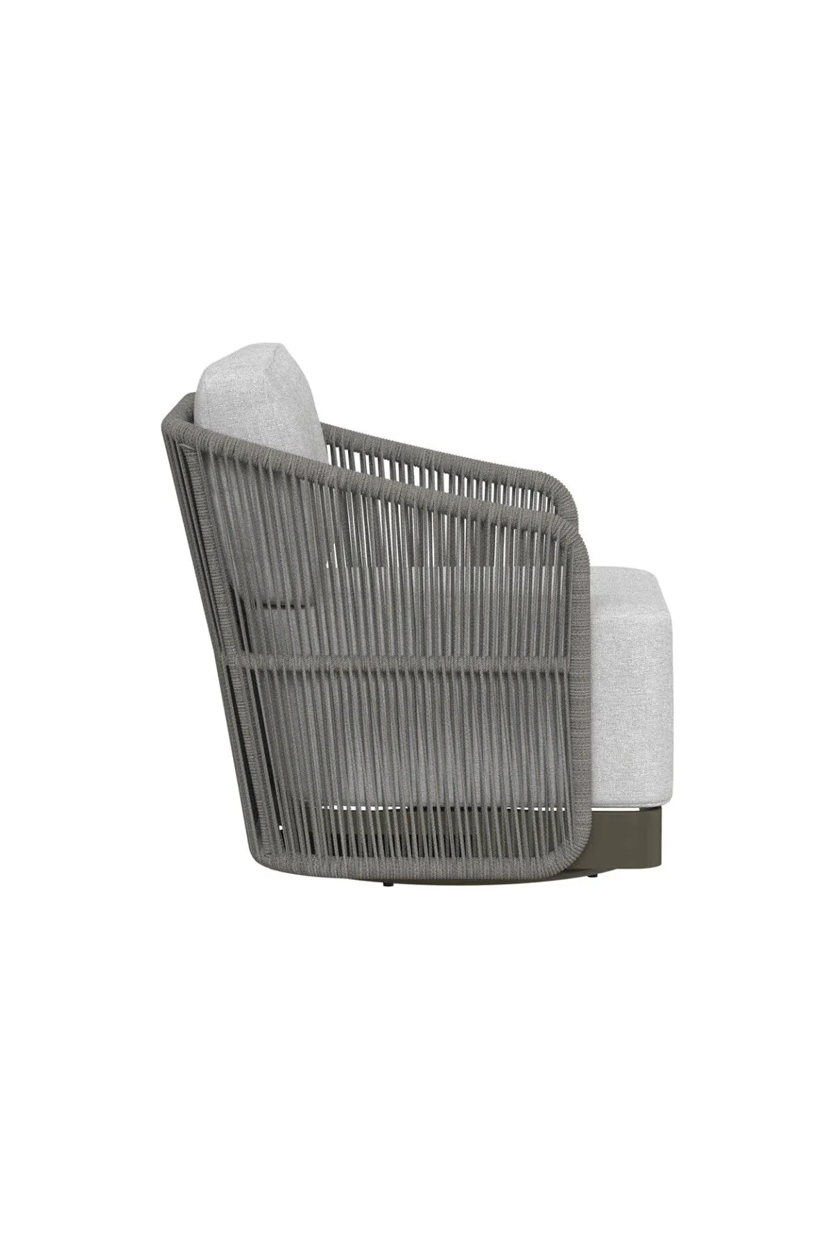 Allariz Swivel Armchair - Warm Grey