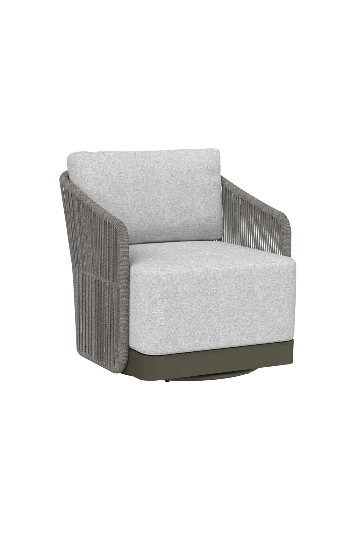 Allariz Swivel Armchair - Warm Grey