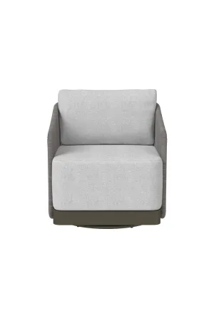 Allariz Swivel Armchair - Warm Grey