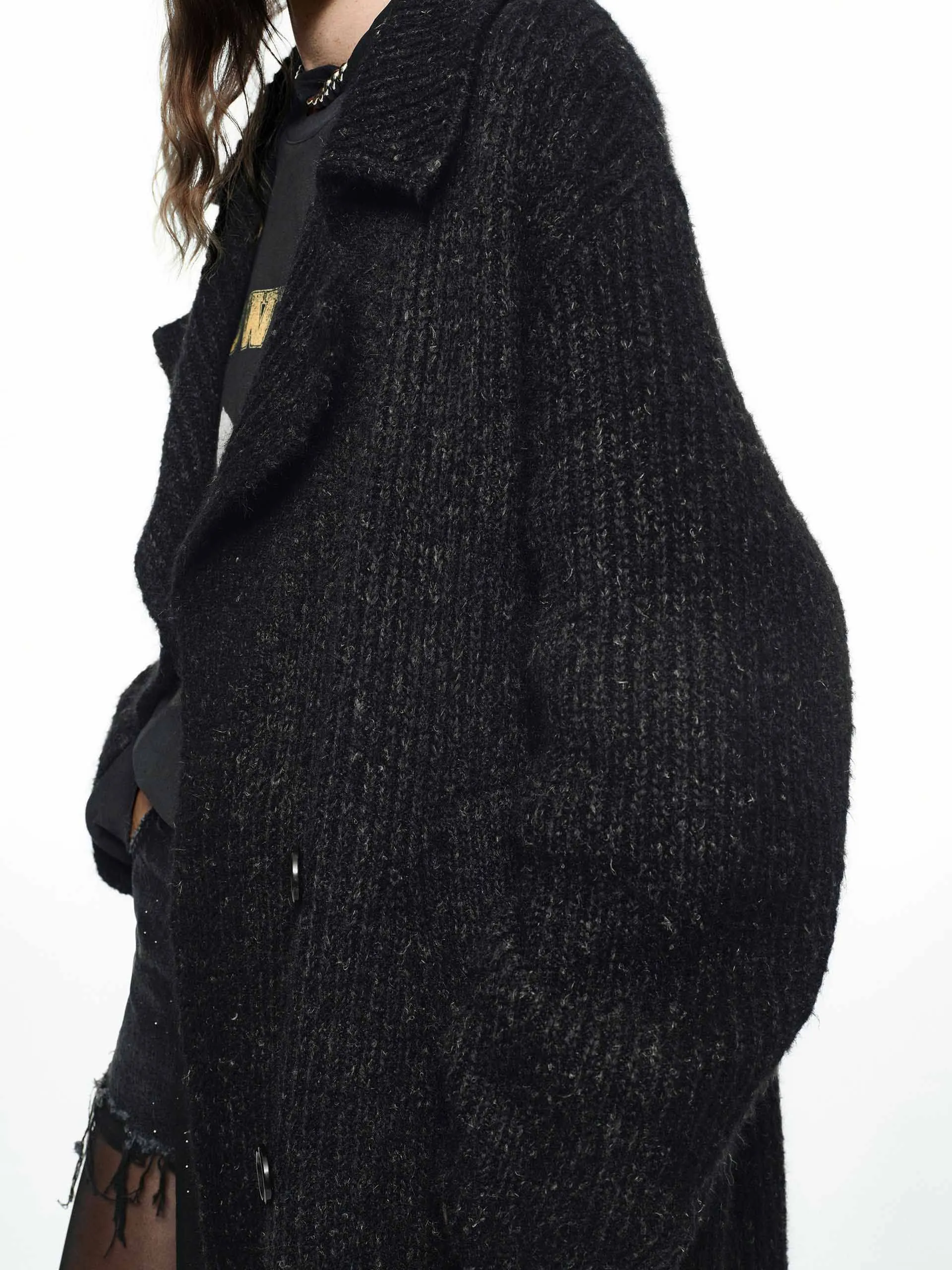 Alpaca Blend Long Cardigan