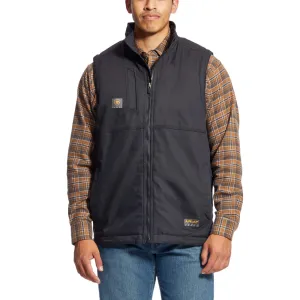Ariat Mens Rebar Black DuraCanvas Work Vest - 10023933