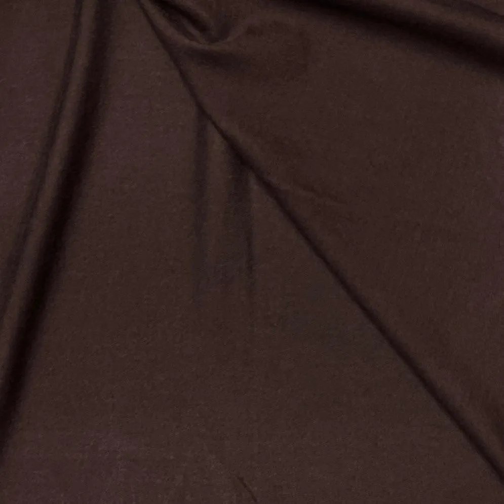 Auburn Brown Bamboo Stretch French Terry Fabric - 265 GSM, $12.86/yd, 15 Yards