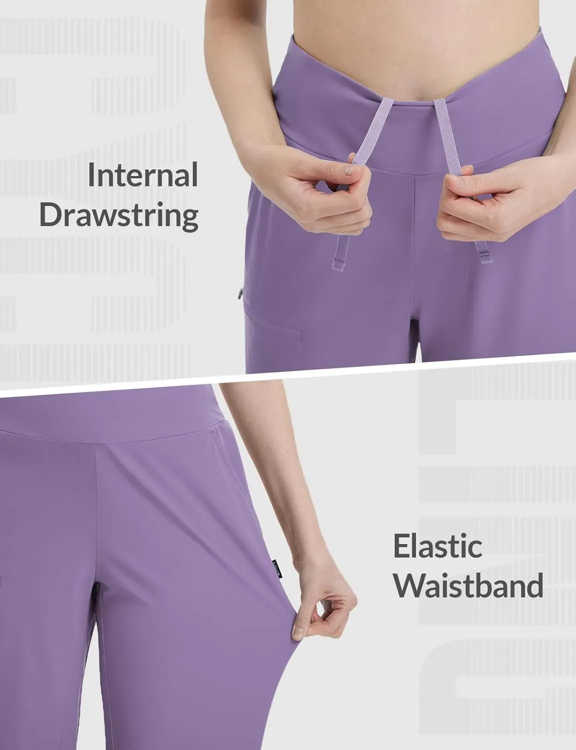 baleaf Women's Bermuda Long Shorts Knee Length Quick Dry Zipper Pockets Lightweight Hiking Cycling UPF 50 