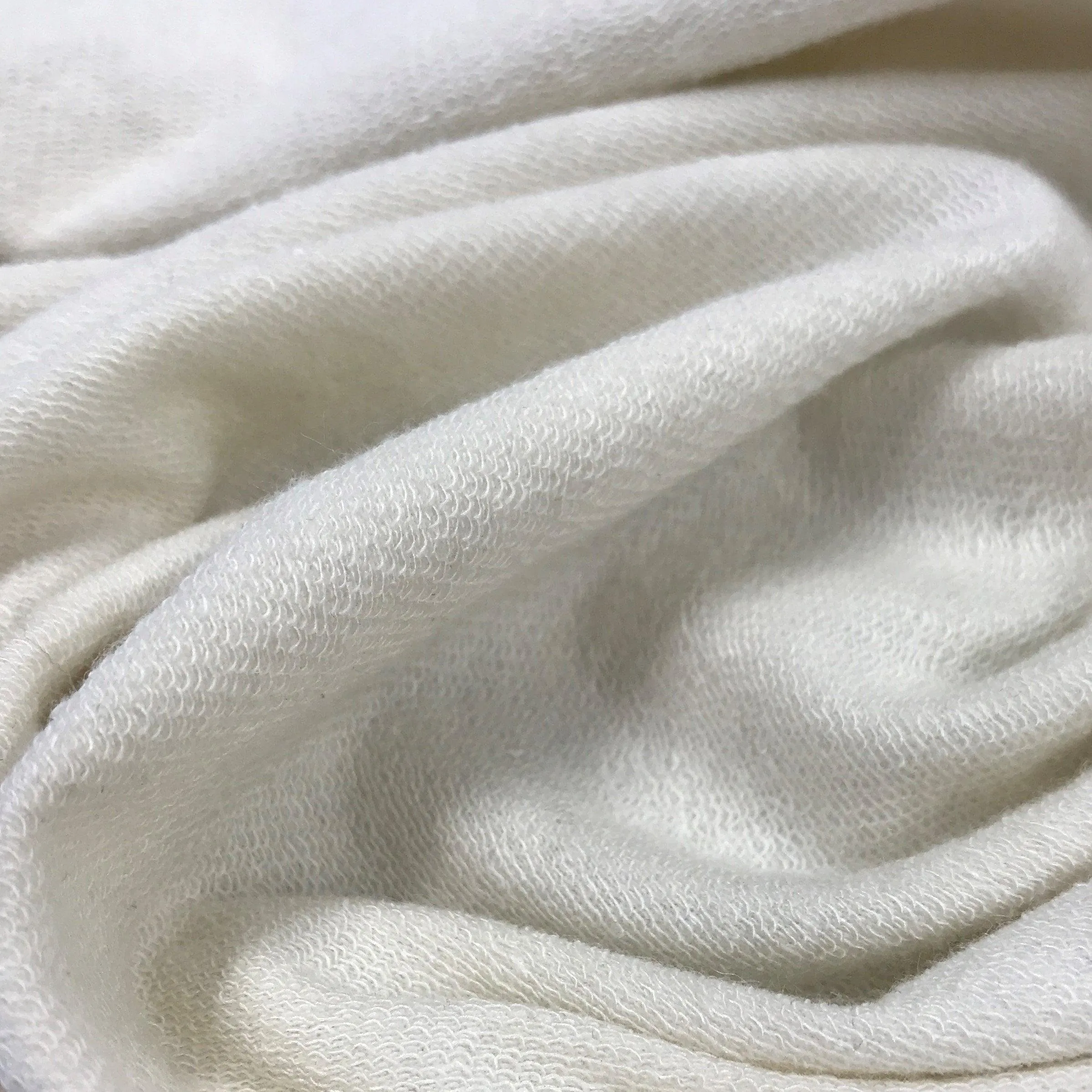 Bamboo Hemp Stretch French Terry Fabric - 320 GSM, $12.55/yd, 15 Yards