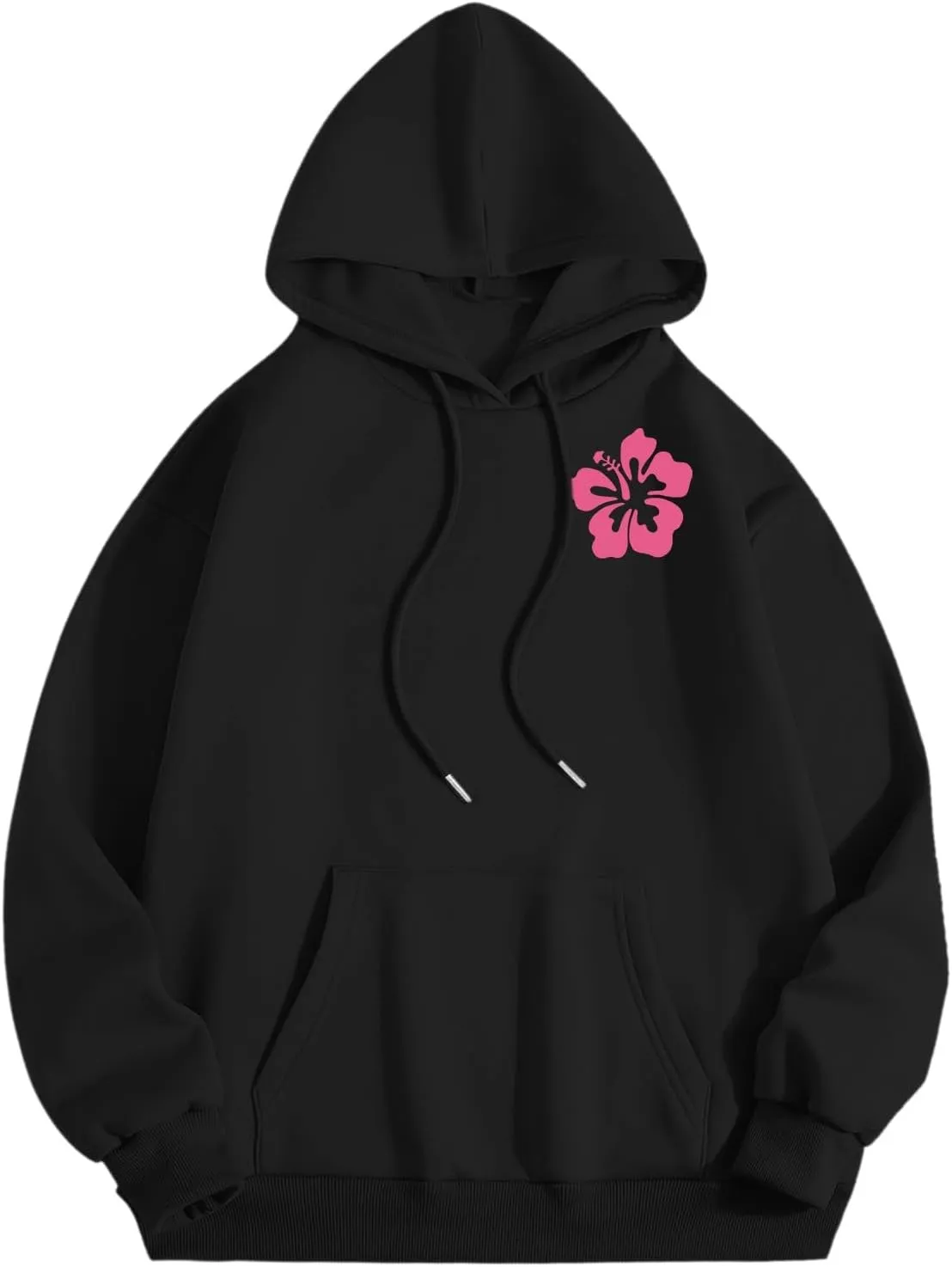 Cute 2 Piece Outfits for Women Teen Girls Preppy Puff Casual Hoodies Pockets Drawstring Pullover Oversized Sweatpants