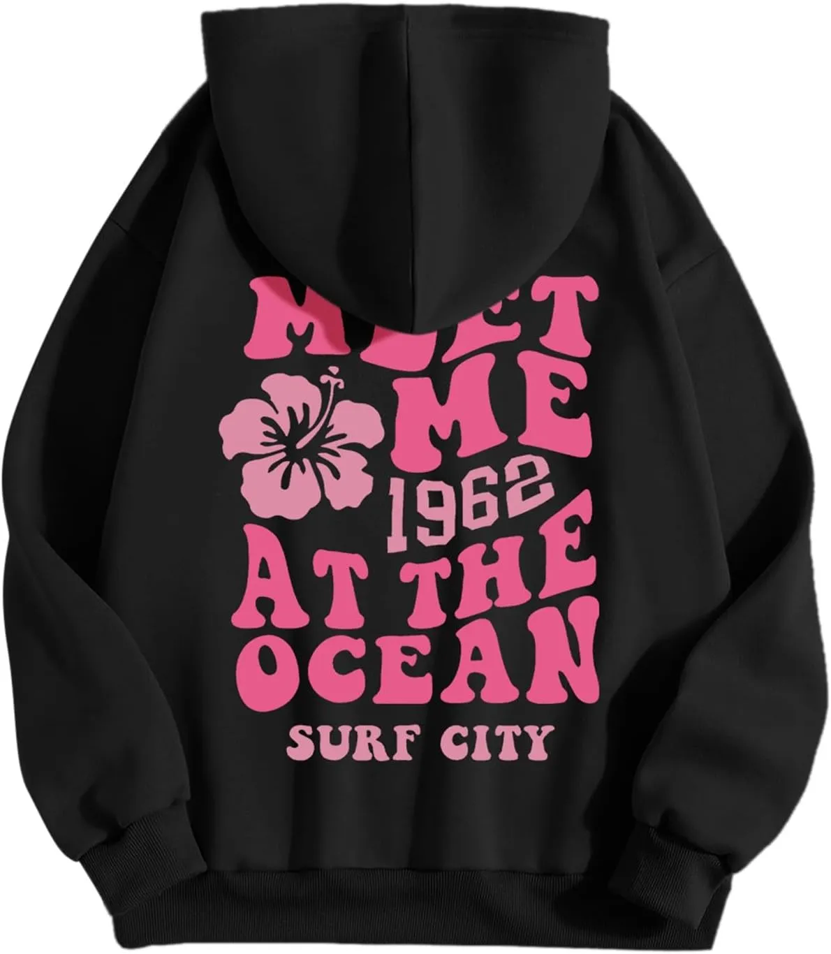 Cute 2 Piece Outfits for Women Teen Girls Preppy Puff Casual Hoodies Pockets Drawstring Pullover Oversized Sweatpants