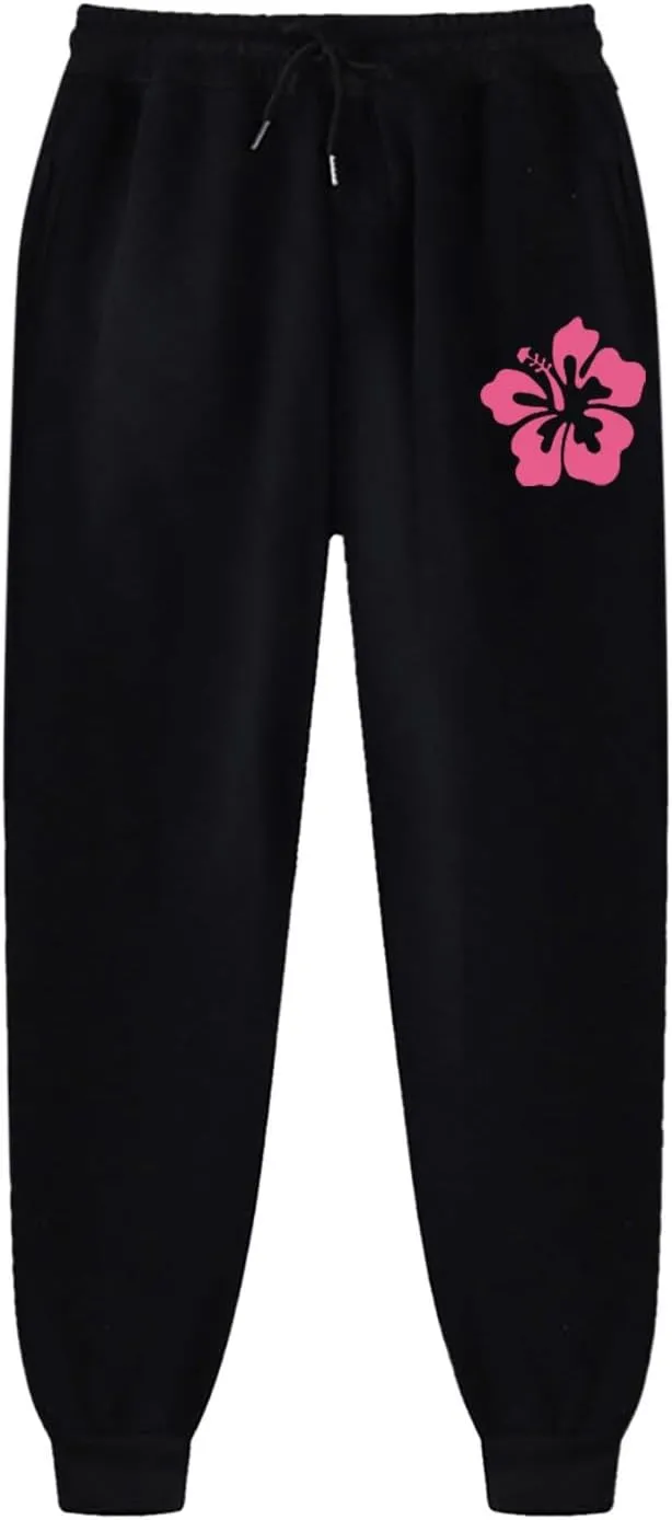 Cute 2 Piece Outfits for Women Teen Girls Preppy Puff Casual Hoodies Pockets Drawstring Pullover Oversized Sweatpants