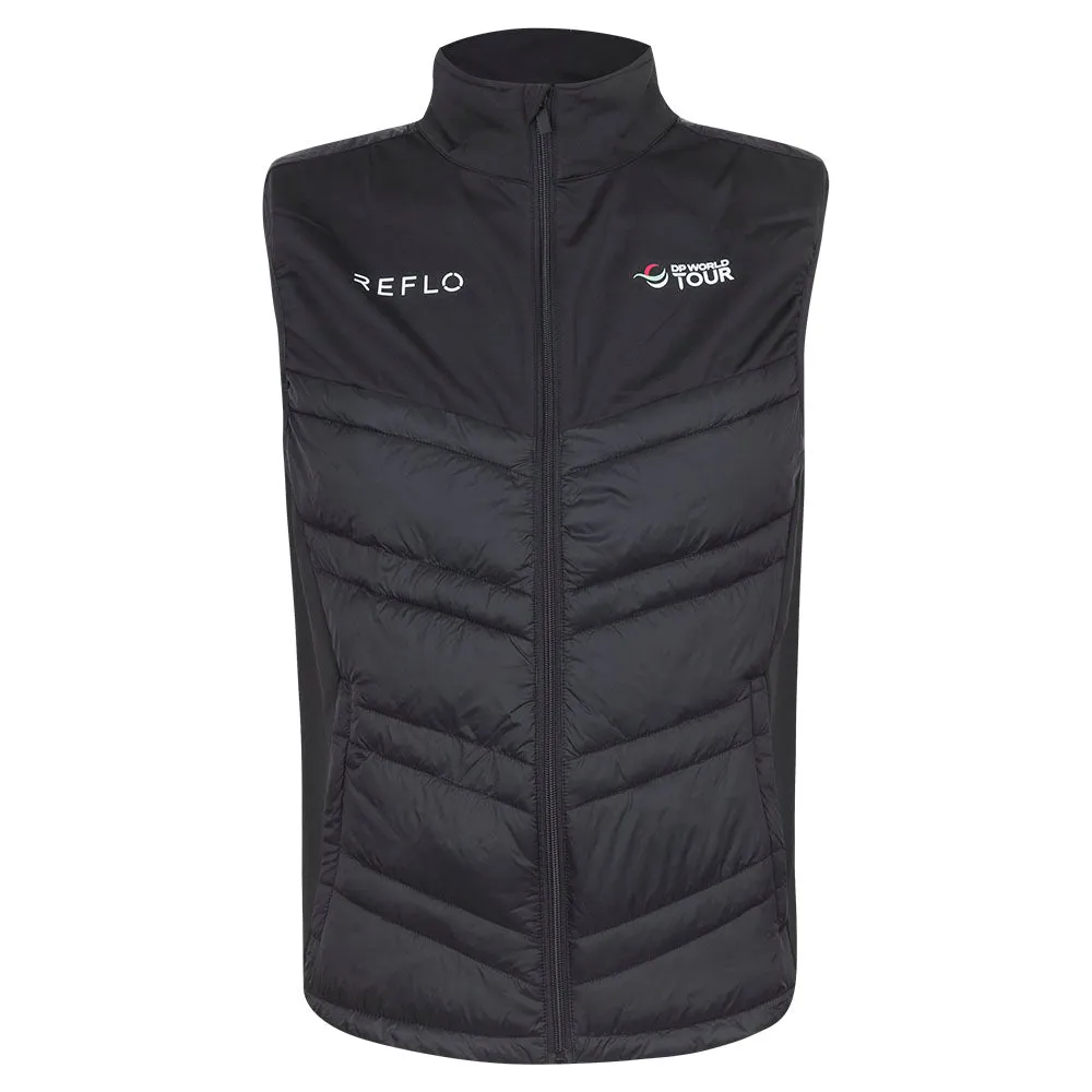 DP World Tour Reflo Men's Black Padded Gilet