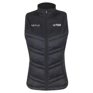 DP World Tour Reflo Women's Black Padded Gilet