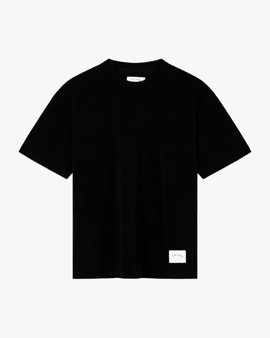Edwin Paloma Terry Fabric Tee - Black