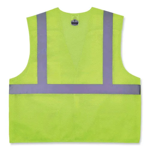 Glowear 8217ba Class 2 Breakaway Mesh Vest, Polyester, 4x-large/5x-large, Lime, Ships In 1-3 Business Days