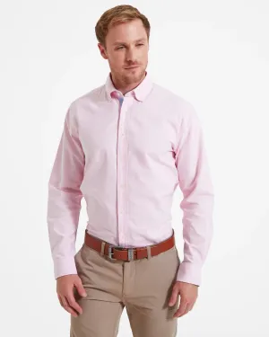 Holt Soft Oxford Tailored Shirt - Light Pink
