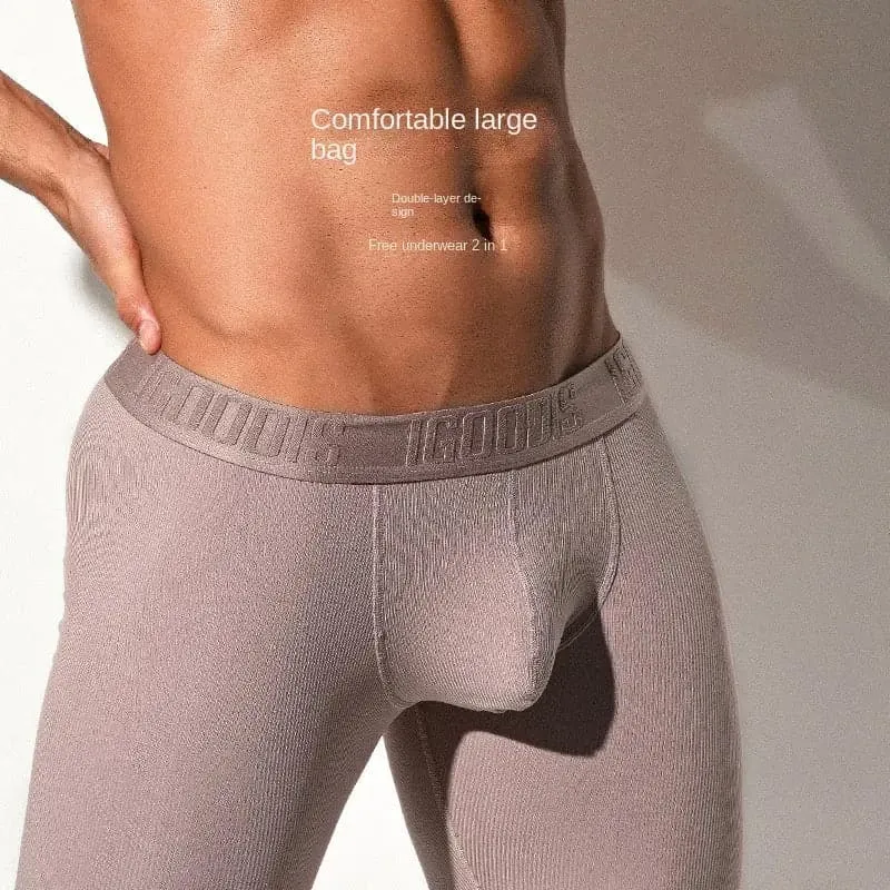 IGOOIDS Lightweight Solid Color Warm Pants