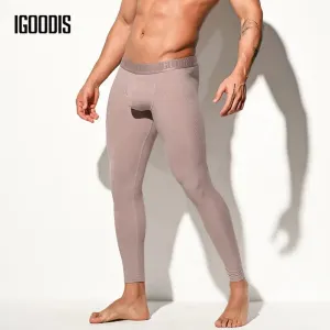 IGOOIDS Lightweight Solid Color Warm Pants