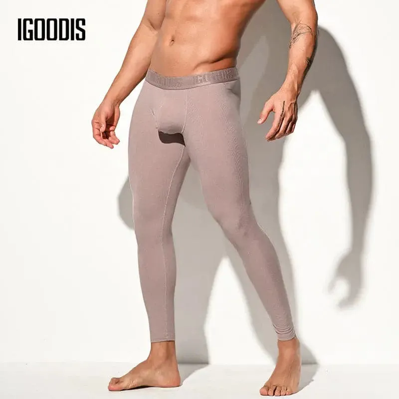 IGOOIDS Lightweight Solid Color Warm Pants