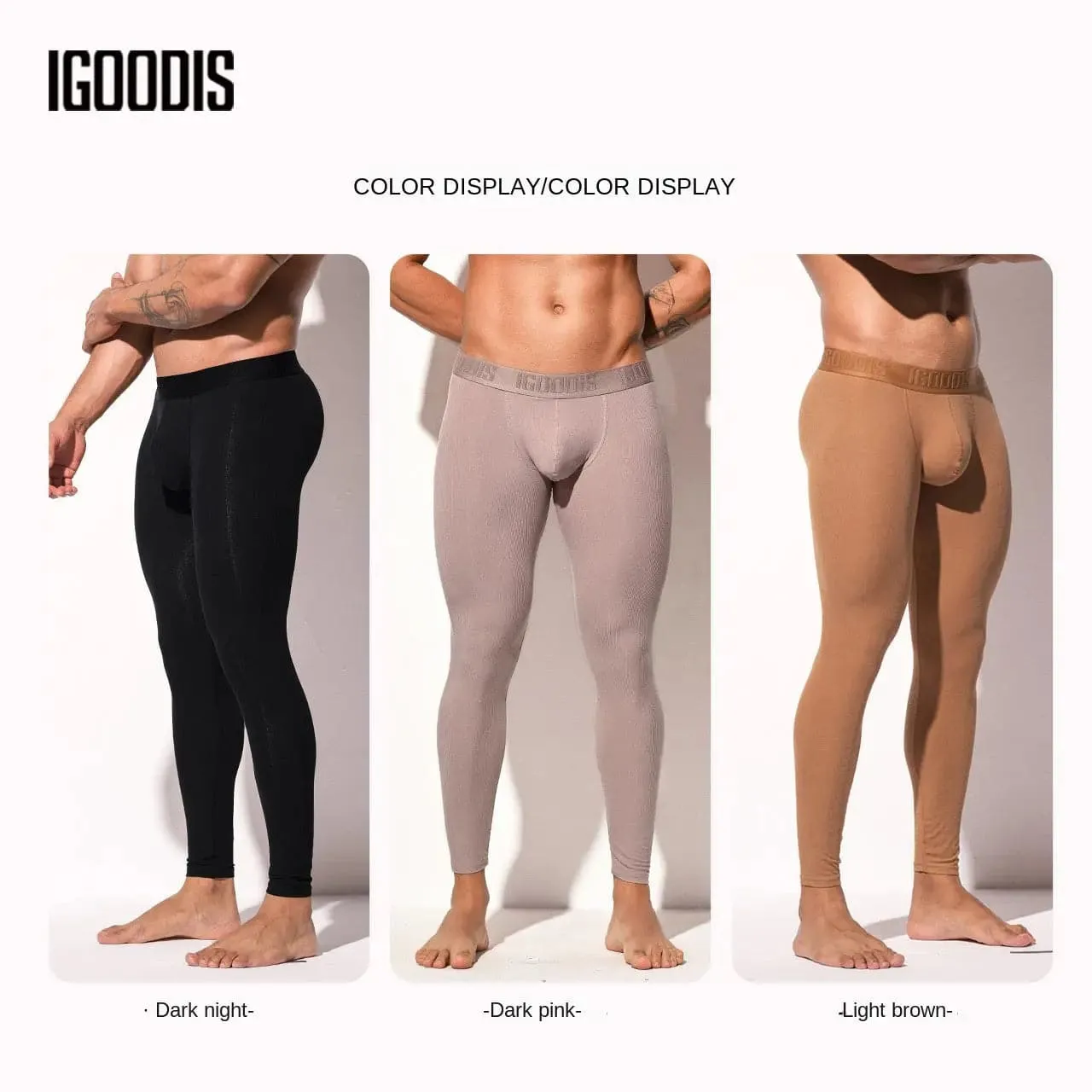 IGOOIDS Lightweight Solid Color Warm Pants