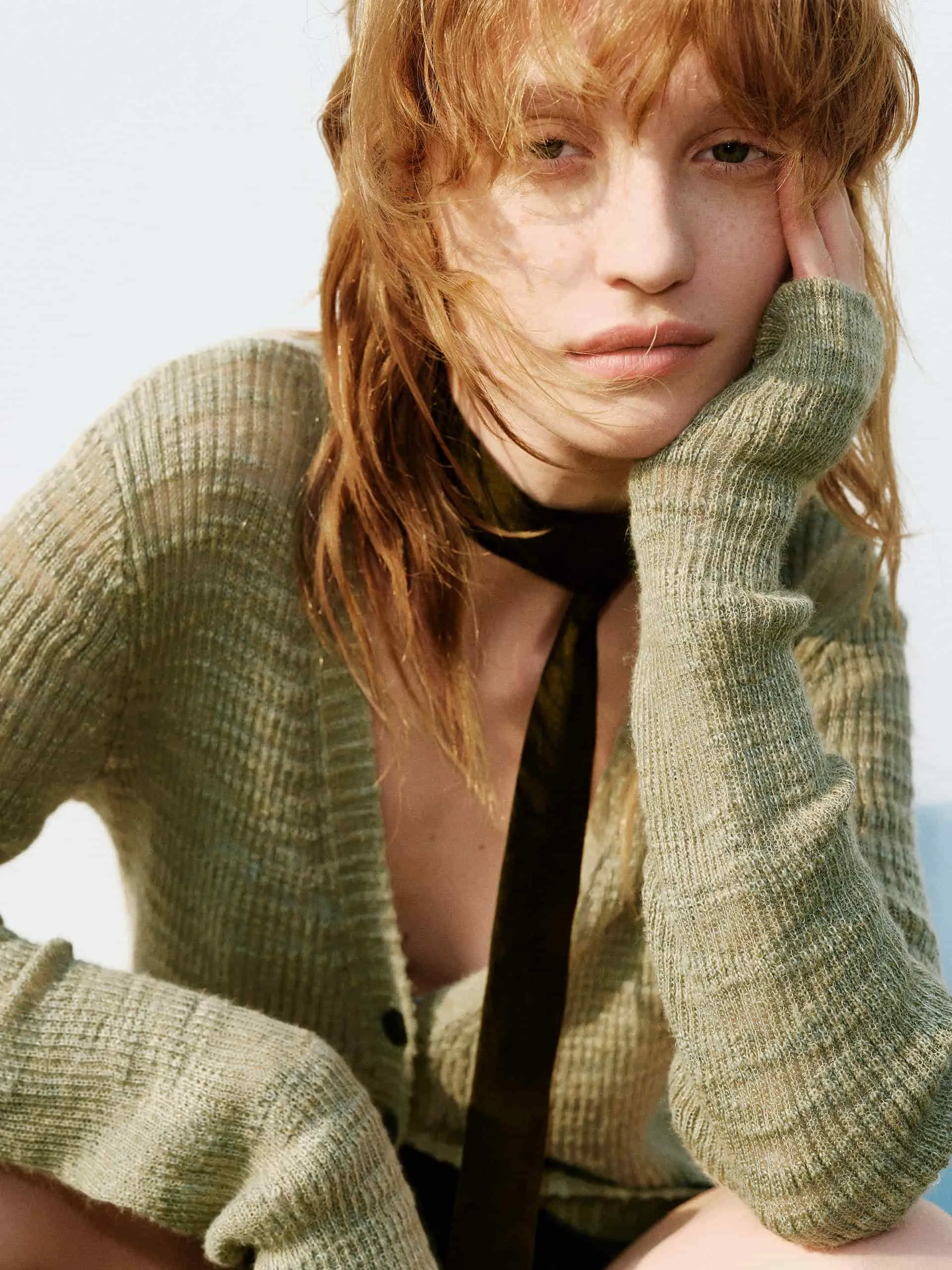 Linen Blend Long Cardigan