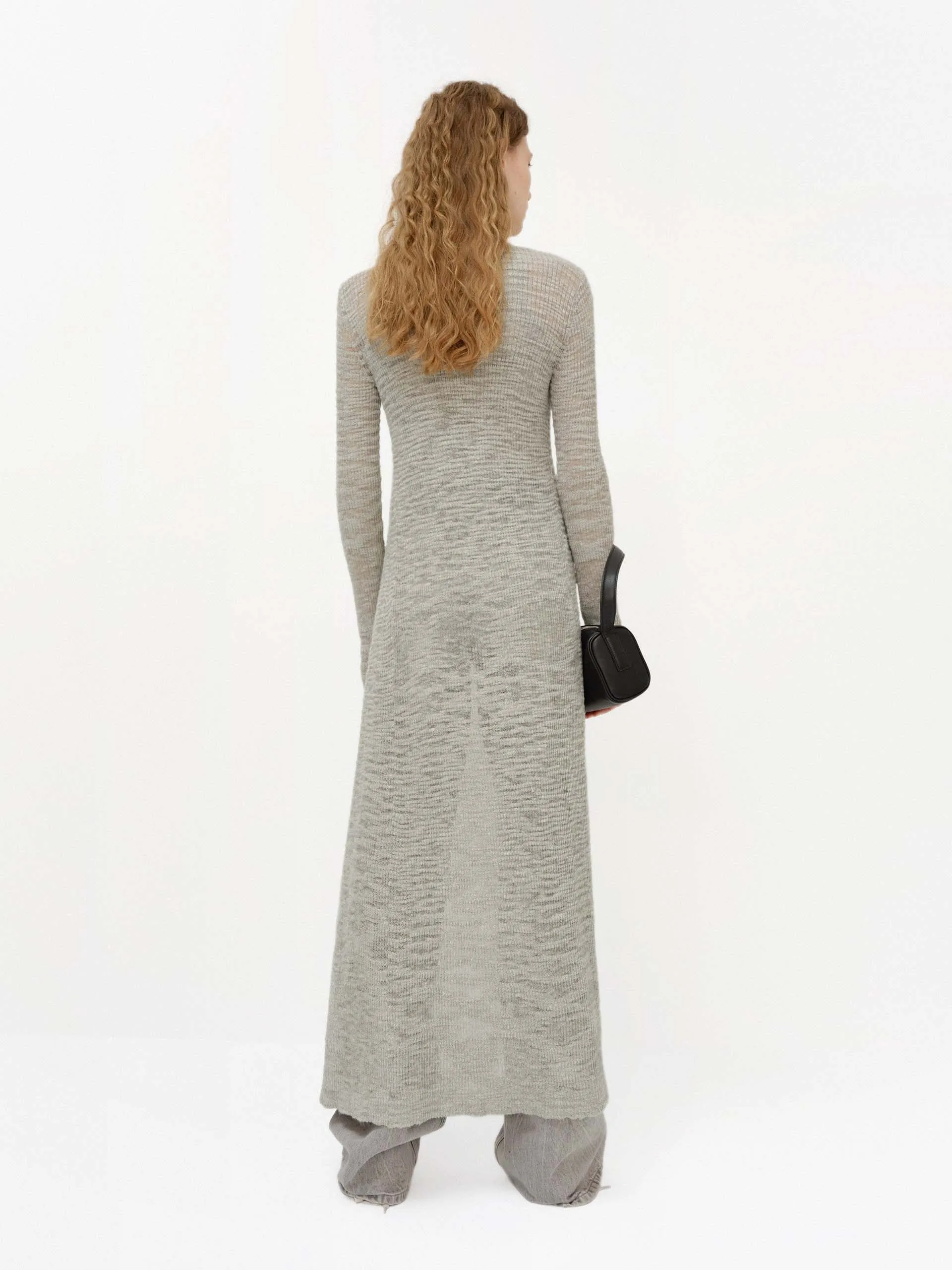 Linen Blend Long Cardigan