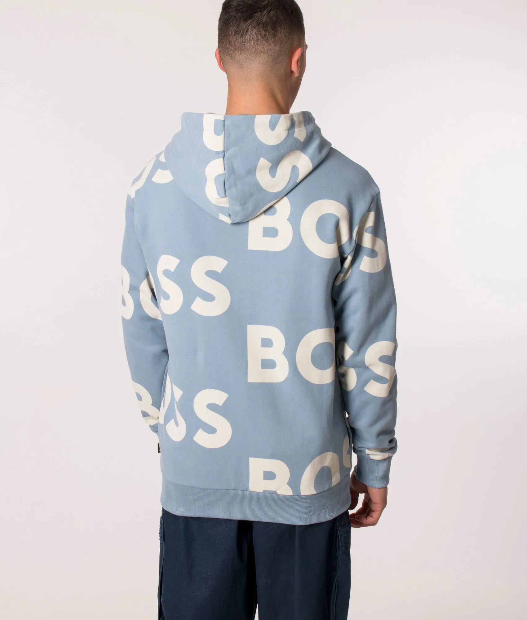 Logo Print Wecool Hoodie