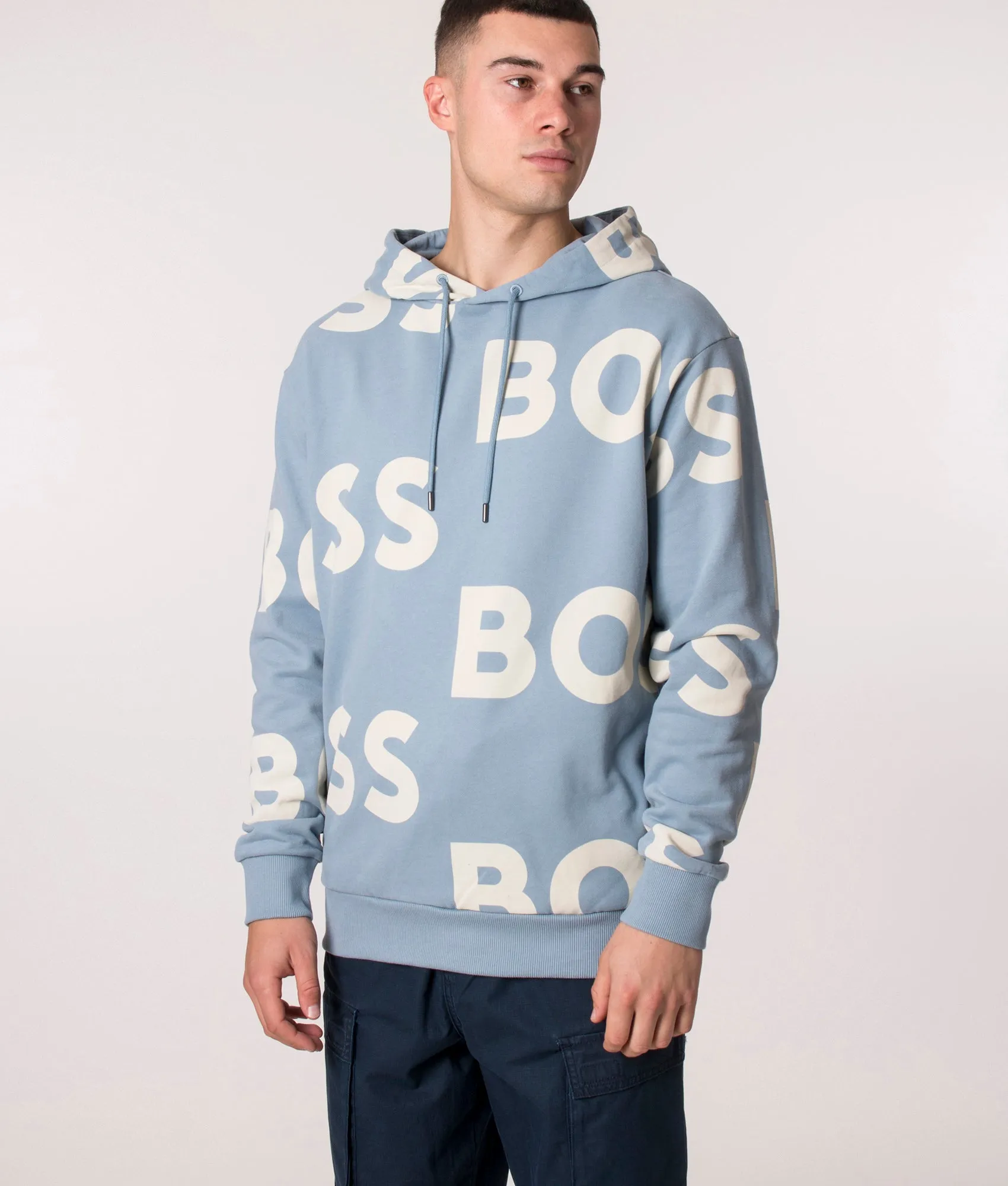 Logo Print Wecool Hoodie