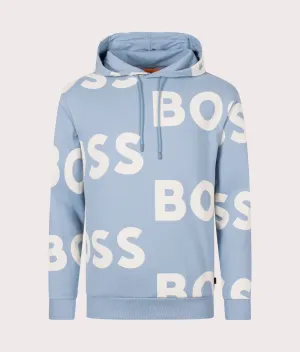 Logo Print Wecool Hoodie