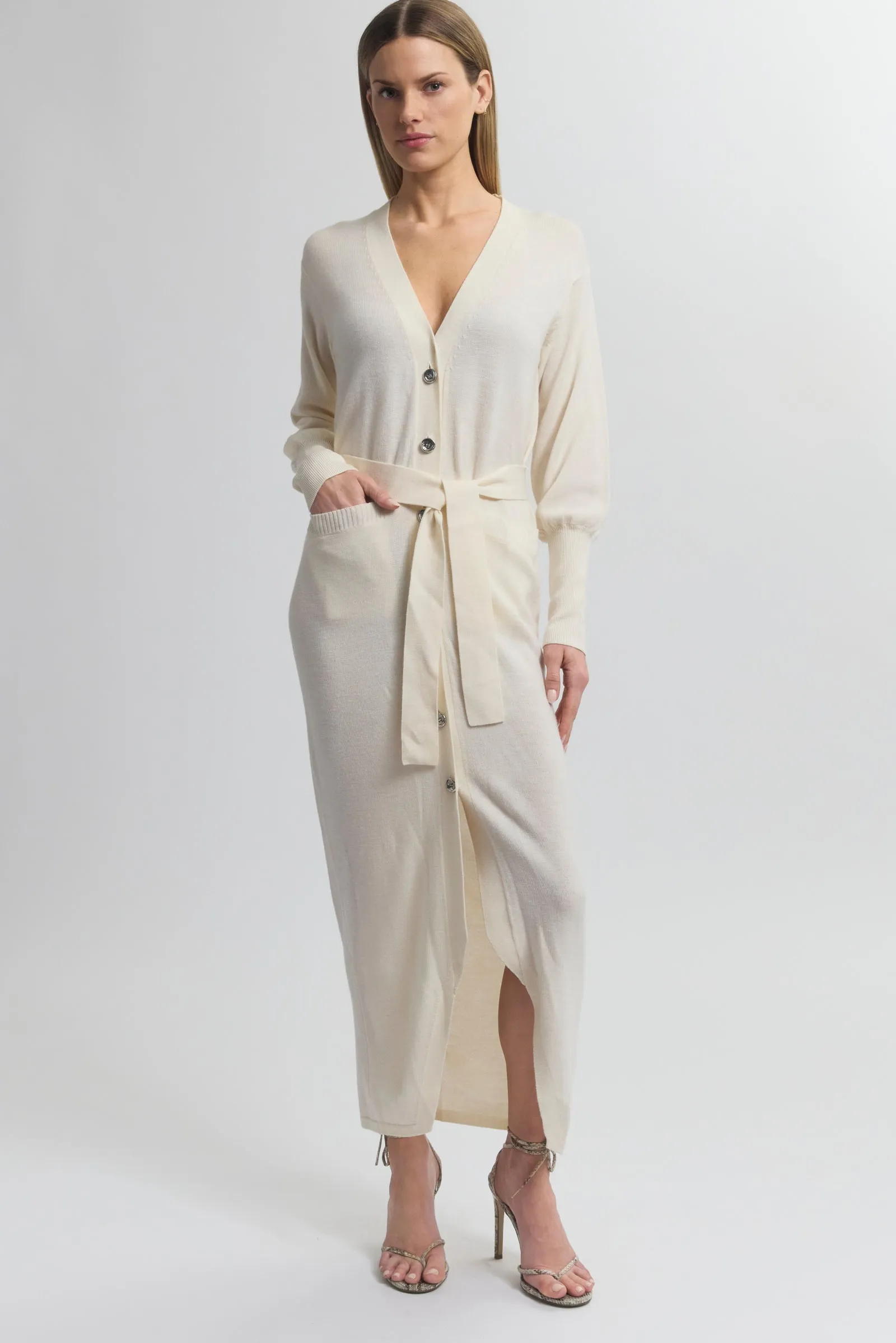 Longline Cardigan Dress