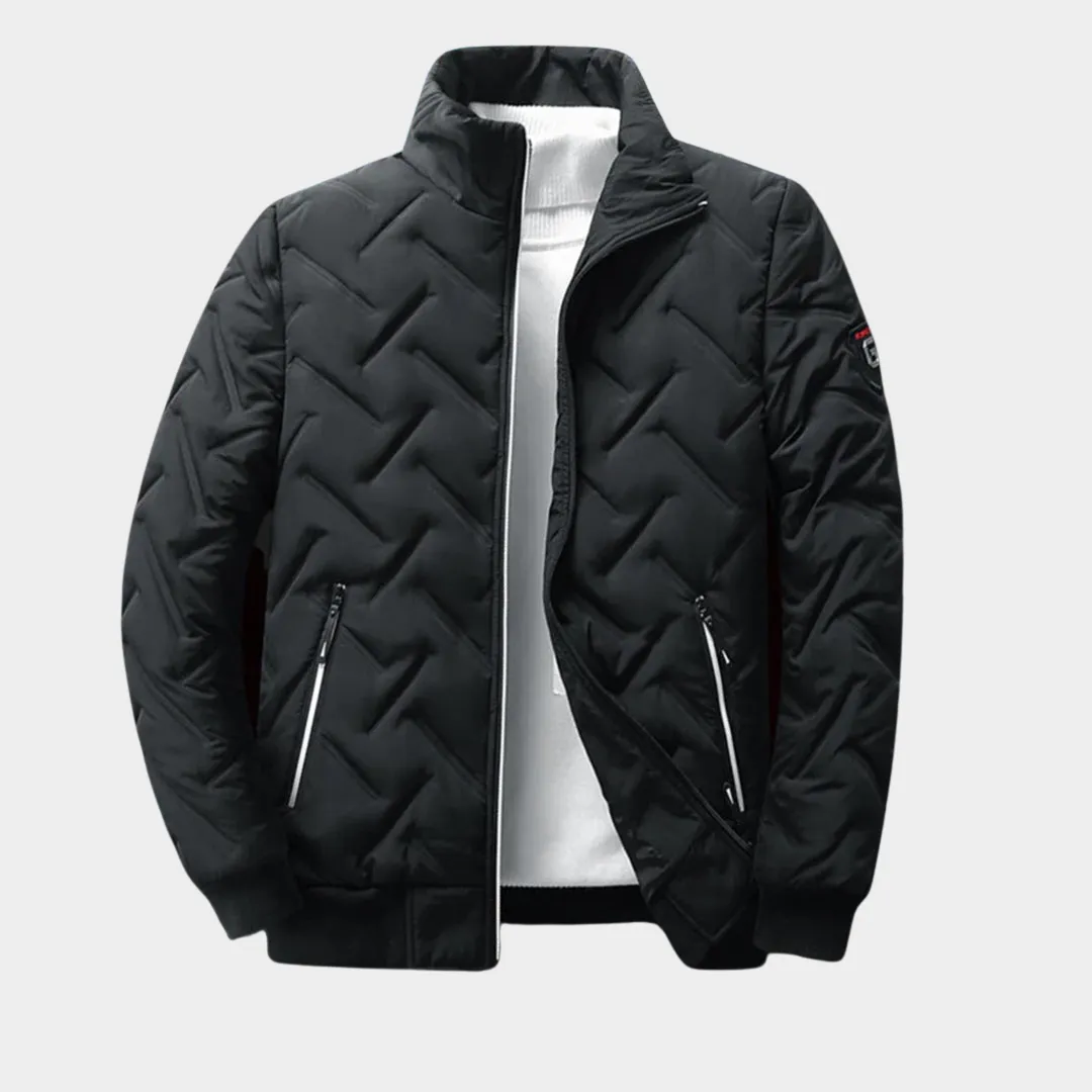Men's Cotton Padded Jacket - Warm Casual Coat - Zip-Up - Multiple Colours