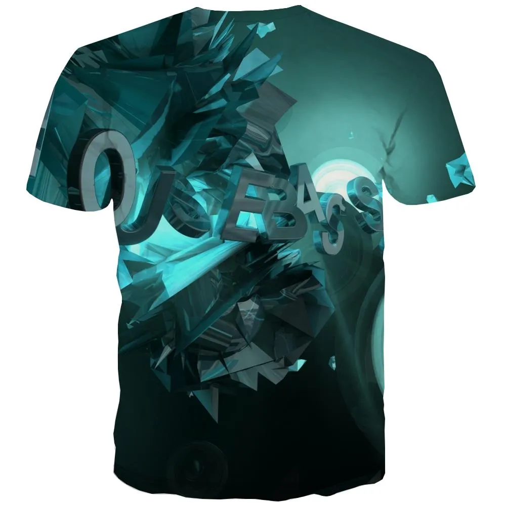 Music T-shirt Men Instrument T shirts Funny Retro Tshirts Novelty Electronic Tshirt Anime