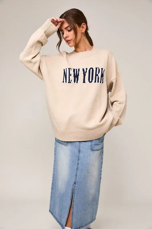 NEW YORK SWEATER - CREAM