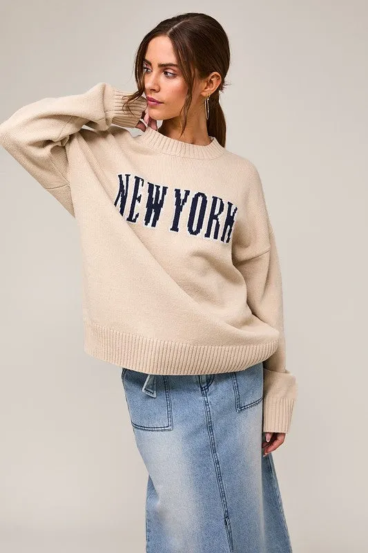 NEW YORK SWEATER - CREAM