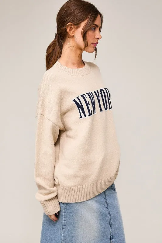 NEW YORK SWEATER - CREAM