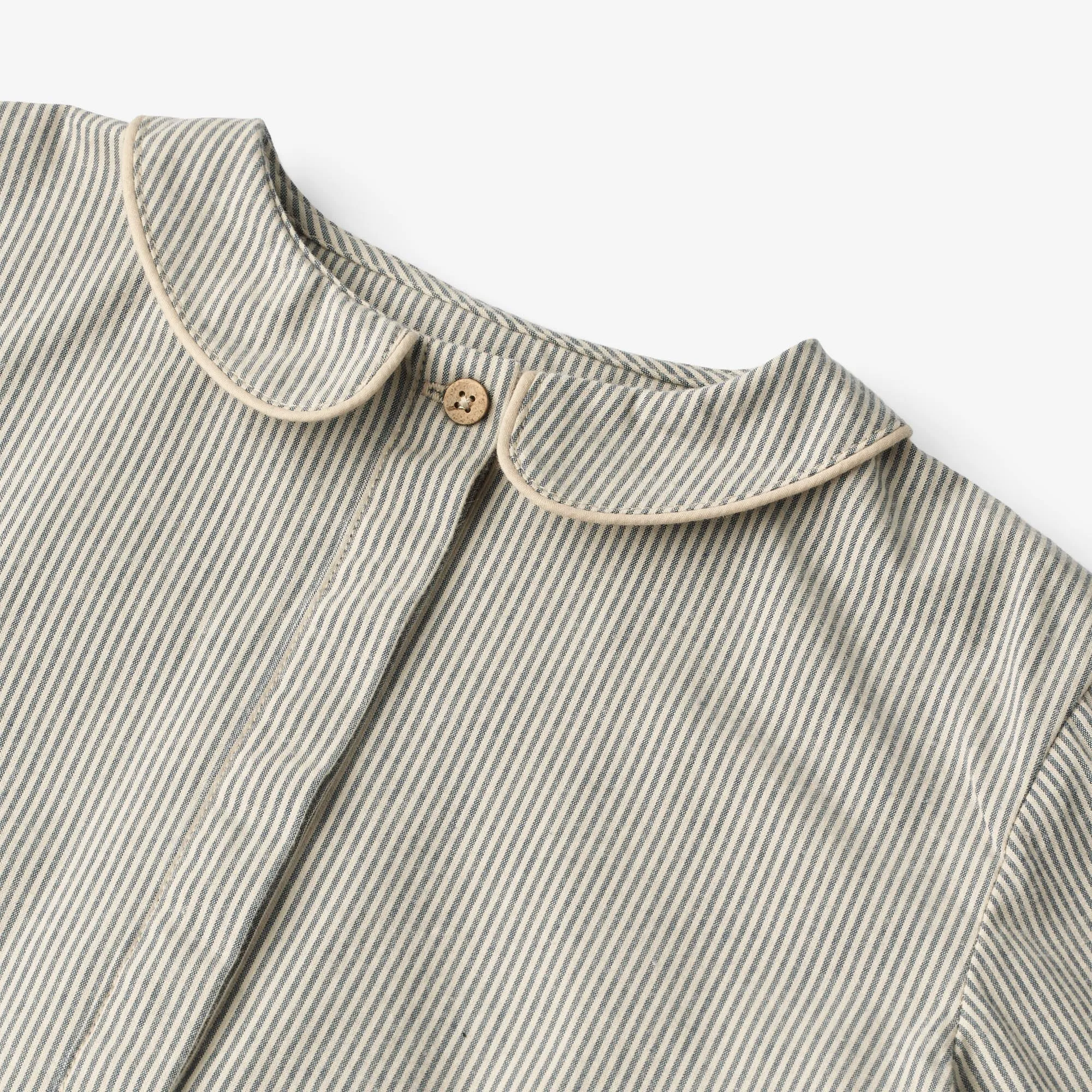 Nightgown Vilje - soft blue stripe