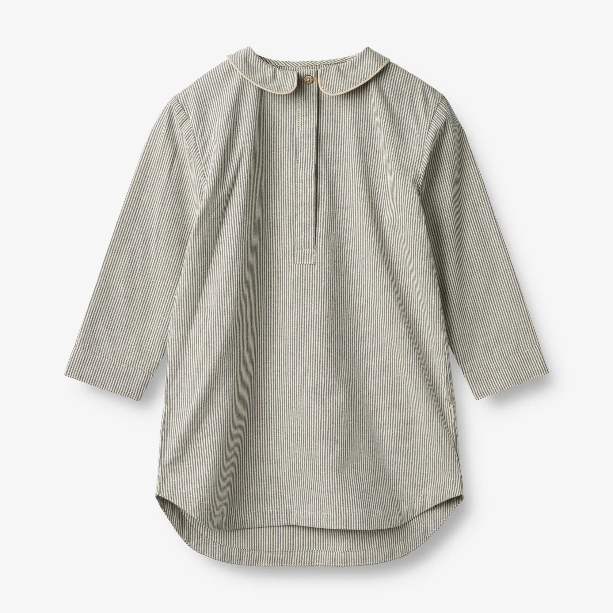 Nightgown Vilje - soft blue stripe