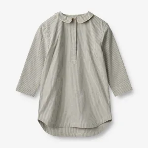 Nightgown Vilje - soft blue stripe