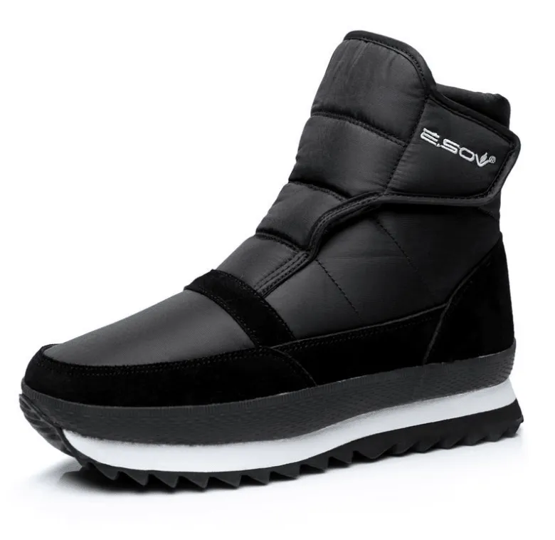 Outdoor Men's Warm Thick-soled Cotton Shoes