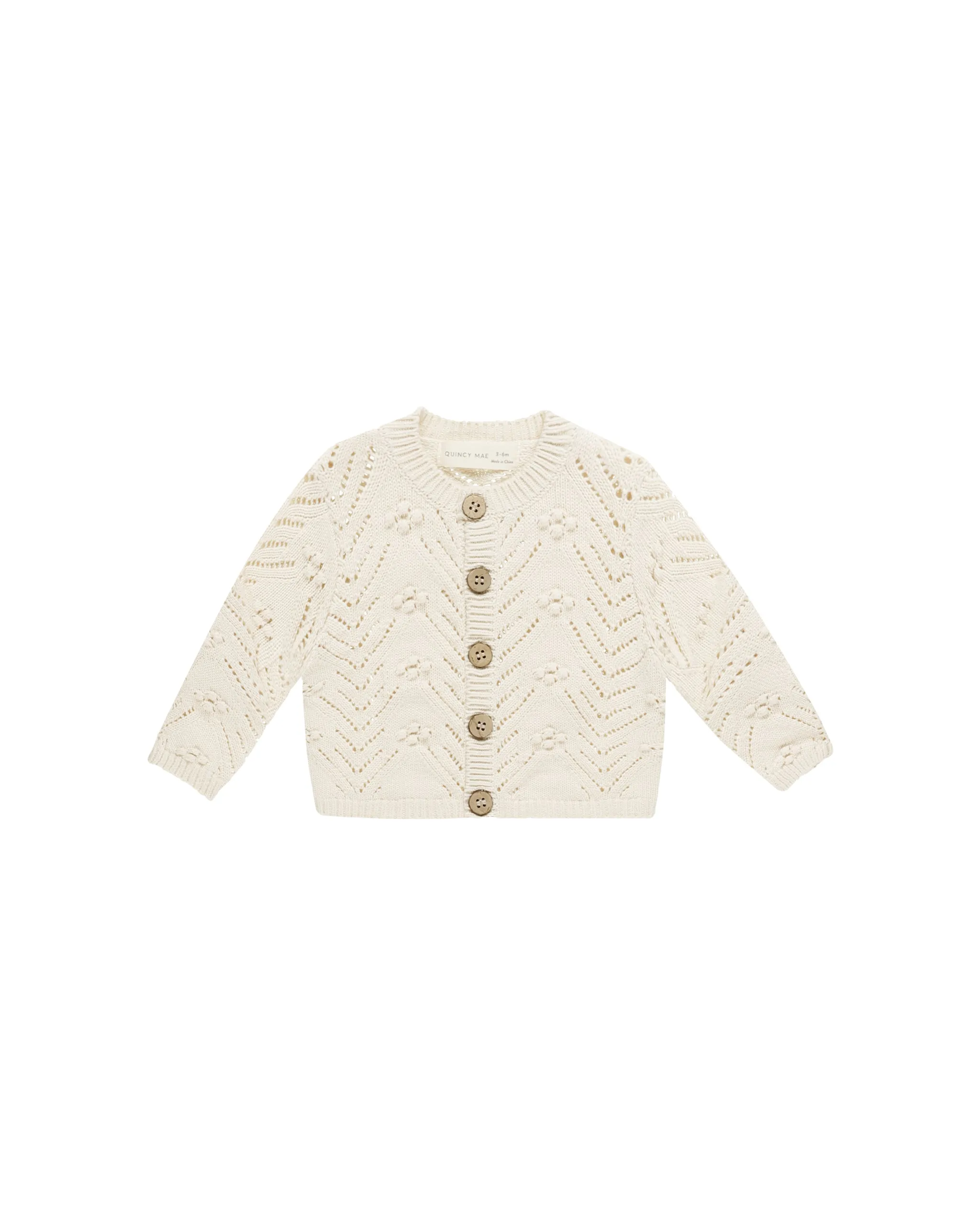 Quincy Mae Natural Knit Cardigan   Bloomer Set