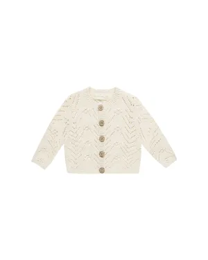 Quincy Mae Natural Knit Cardigan   Bloomer Set