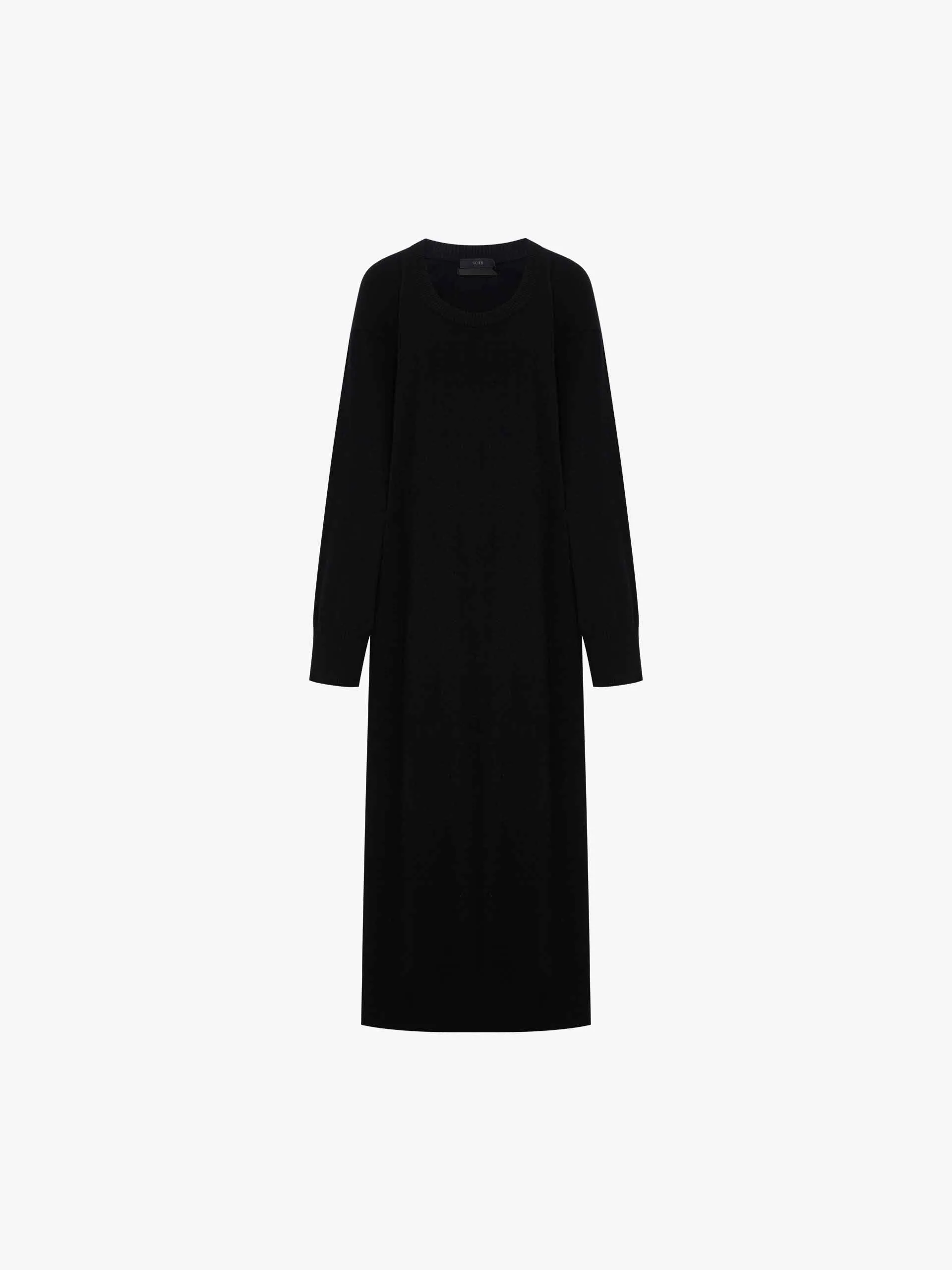 Scoop Neck Loose Dress