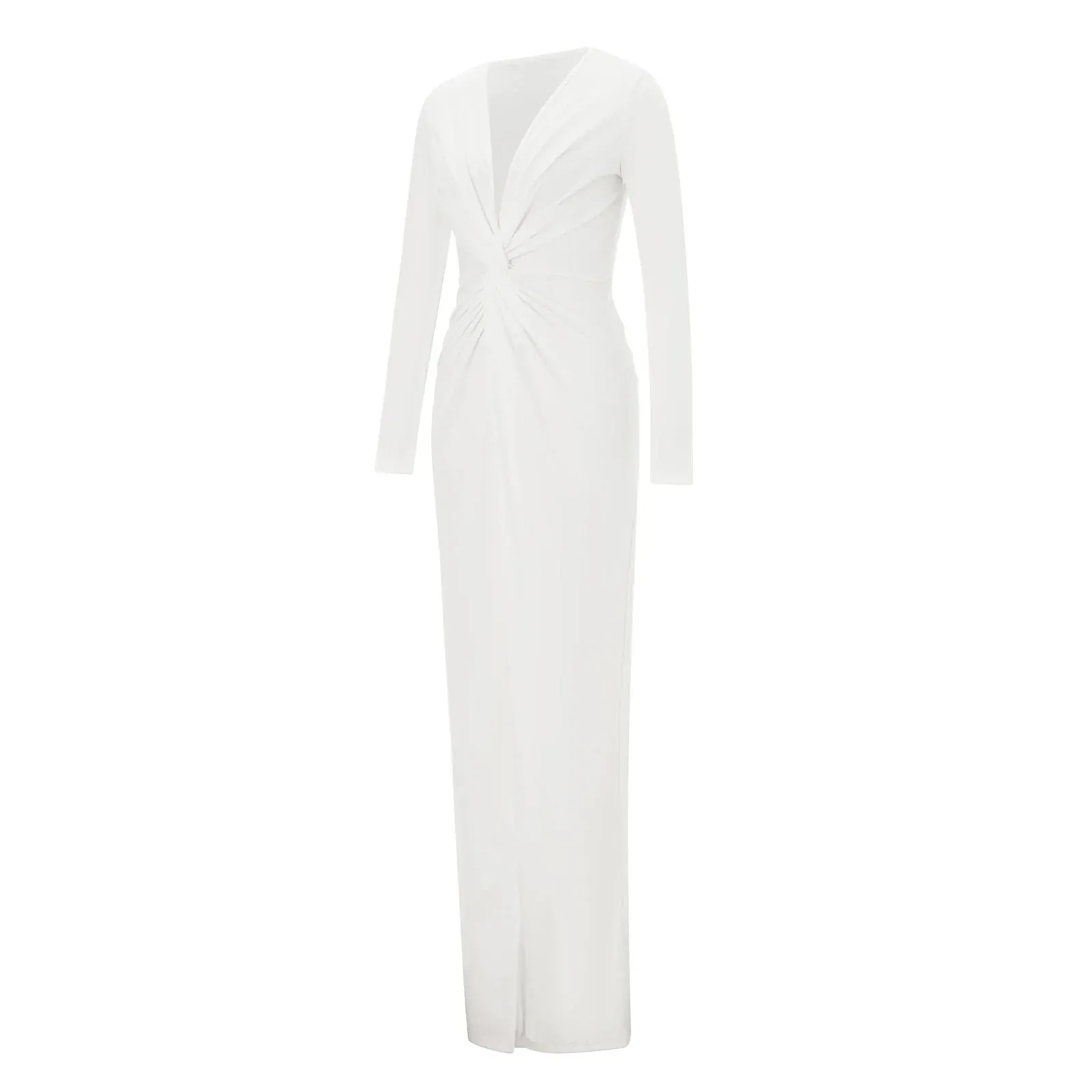 Spring Bodycon Dresses Designer Party Prom Deep V Neck Sexy Elegant Stylish Fashionable Maxi Dress