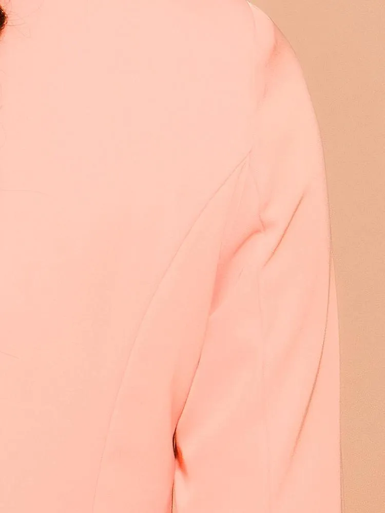 Stylish Street Short Tight Tuxedo Dress